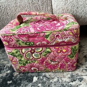 Vera Bradley Pink and Green Floral Case